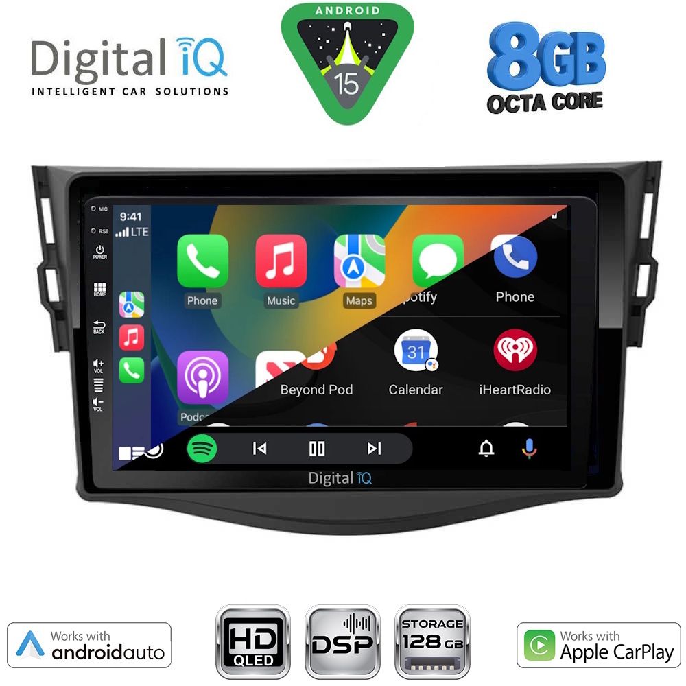 DIGITAL IQ BXF 18731_CPAA (9inc) MULTIMEDIA TABLET for TOYOTA RAV 4 mod. 2006-2012 DIGITAL IQ BXF 18731_CPAA (9inc) MULTIMEDIA TABLET for TOYOTA RAV 4 mod. 2006-2012