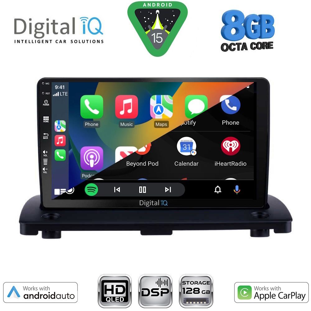DIGITAL IQ BXF 18789_CPAA (9inc) MULTIMEDIA TABLET for VOLVO XC90 mod. 2002-2014 DIGITAL IQ BXF 18789_CPAA (9inc) MULTIMEDIA TABLET for VOLVO XC90 mod. 2002-2014