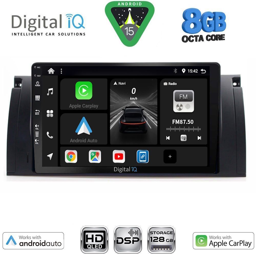DIGITAL IQ BXF 18045_CPAA (9inc) MULTIMEDIA TABLET for BMW Series 5 (E39) mod. 1997-2005 | X5 (E53) mod. 1999-2006 DIGITAL IQ BXF 18045_CPAA (9inc) MULTIMEDIA TABLET for BMW Series 5 (E39) mod. 1997-2005 | X5 (E53) mod. 1999-2006