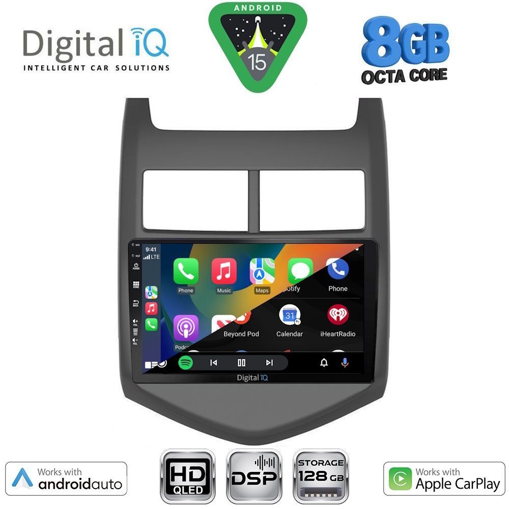 DIGITAL IQ BXF 18074_CPAA (9inc) MULTIMEDIA TABLET for CHEVROLET AVEO mod. 2011-2014 DIGITAL IQ BXF 18074_CPAA (9inc) MULTIMEDIA TABLET for CHEVROLET AVEO mod. 2011-2014