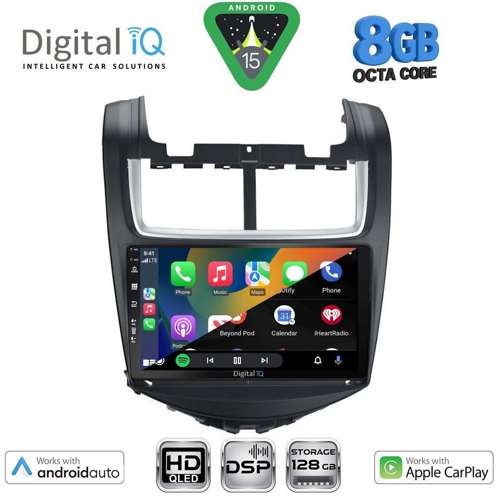 DIGITAL IQ BXF 18075_CPAA (9inc) MULTIMEDIA TABLET for CHEVROLET AVEO mod. 2014-2017 DIGITAL IQ BXF 18075_CPAA (9inc) MULTIMEDIA TABLET for CHEVROLET AVEO mod. 2014-2017