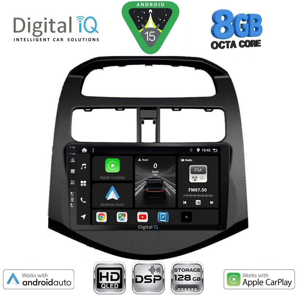 DIGITAL IQ BXF 18078_CPAA (9inc) MULTIMEDIA TABLET for CHEVROLET SPARK mod. 2009-2015 DIGITAL IQ BXF 18078_CPAA (9inc) MULTIMEDIA TABLET for CHEVROLET SPARK mod. 2009-2015