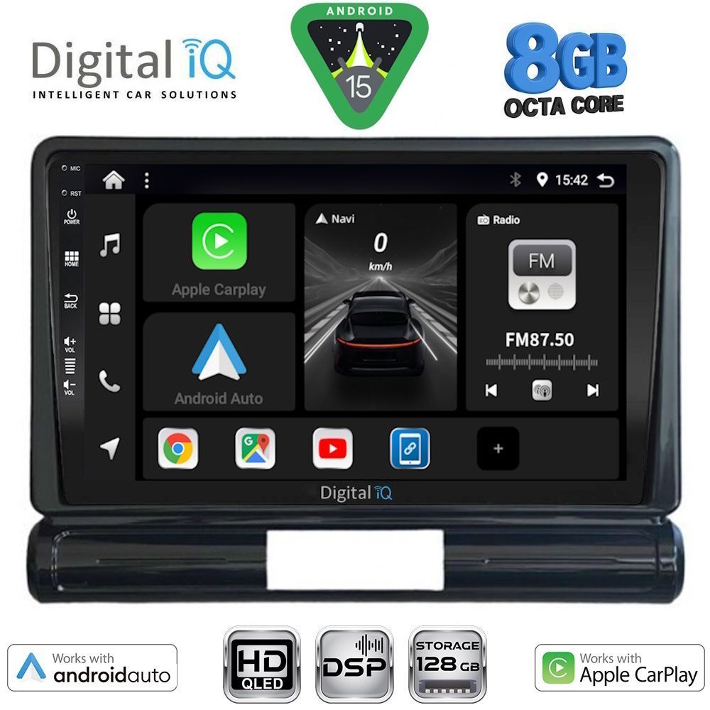 DIGITAL IQ BXF 18093L_CPAA (9inc) MULTIMEDIA TABLET for CITROEN C3 - DS3 mod. 2016-2024 Low Version DIGITAL IQ BXF 18093L_CPAA (9inc) MULTIMEDIA TABLET for CITROEN C3 - DS3 mod. 2016-2024 Low Version