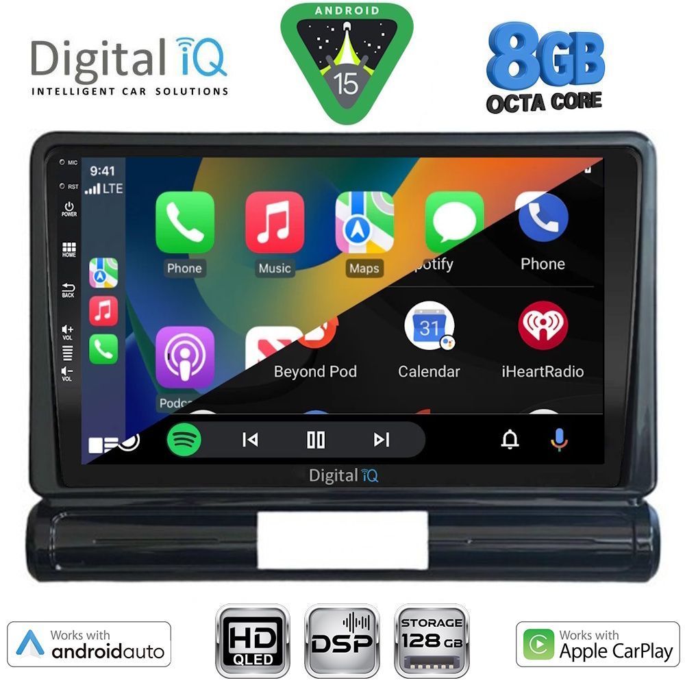 DIGITAL IQ BXF 18093L_CPAA (9inc) MULTIMEDIA TABLET for CITROEN C3 - DS3 mod. 2016-2024 Low Version DIGITAL IQ BXF 18093L_CPAA (9inc) MULTIMEDIA TABLET for CITROEN C3 - DS3 mod. 2016-2024 Low Version