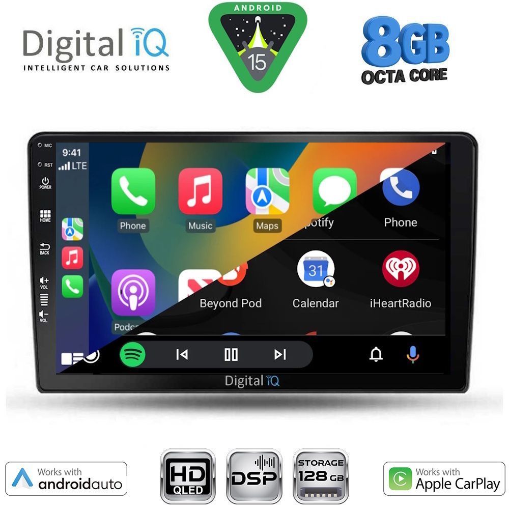 DIGITAL IQ BXF 18103B_CPAA (9inc) MULTIMEDIA TABLET for DACIA DUSTER mod. 2012-2019 DIGITAL IQ BXF 18103B_CPAA (9inc) MULTIMEDIA TABLET for DACIA DUSTER mod. 2012-2019