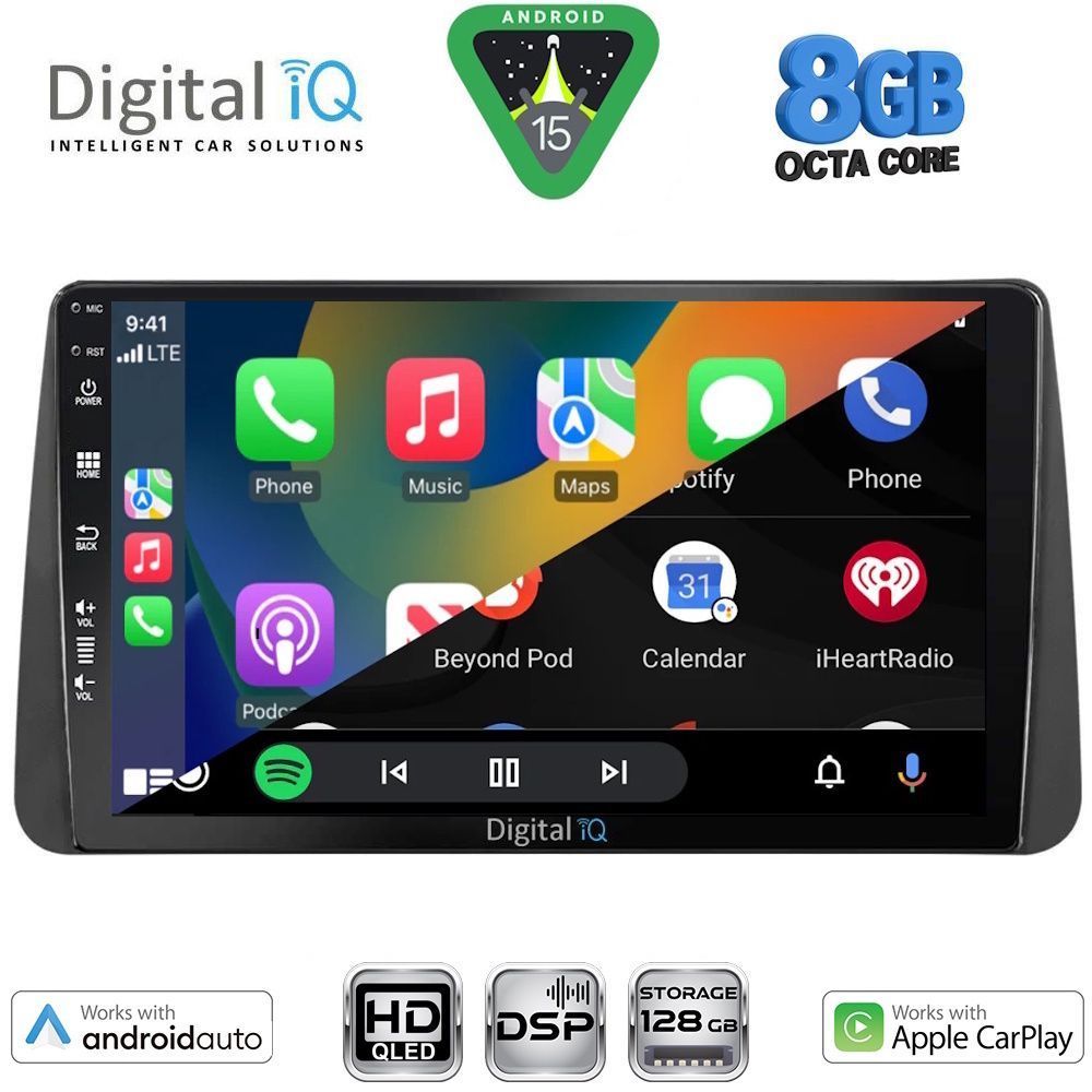 DIGITAL IQ BXF 18149_CPAA DASH (9inc) MULTIMEDIA TABLET for FIAT TIPO mod. 2018-2023 DIGITAL IQ BXF 18149_CPAA DASH (9inc) MULTIMEDIA TABLET for FIAT TIPO mod. 2018-2023