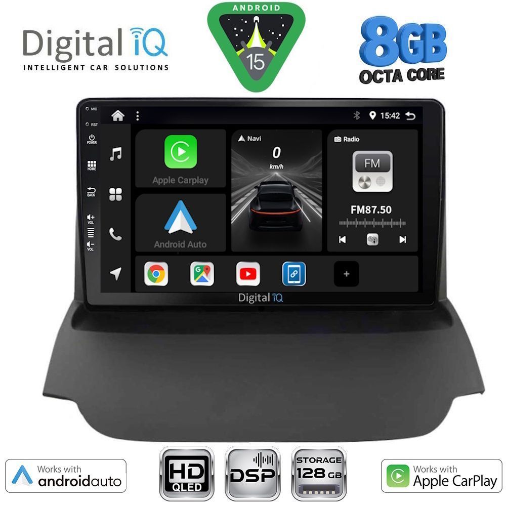 DIGITAL IQ BXF 18150_CPAA (9inc) MULTIMEDIA TABLET for FORD ECOSPORT mod. 2012-2018 DIGITAL IQ BXF 18150_CPAA (9inc) MULTIMEDIA TABLET for FORD ECOSPORT mod. 2012-2018