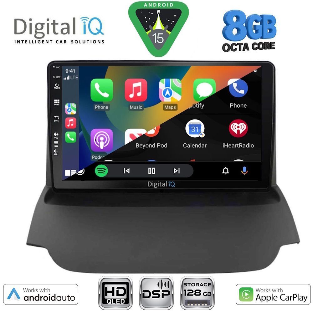 DIGITAL IQ BXF 18150_CPAA (9inc) MULTIMEDIA TABLET for FORD ECOSPORT mod. 2012-2018 DIGITAL IQ BXF 18150_CPAA (9inc) MULTIMEDIA TABLET for FORD ECOSPORT mod. 2012-2018