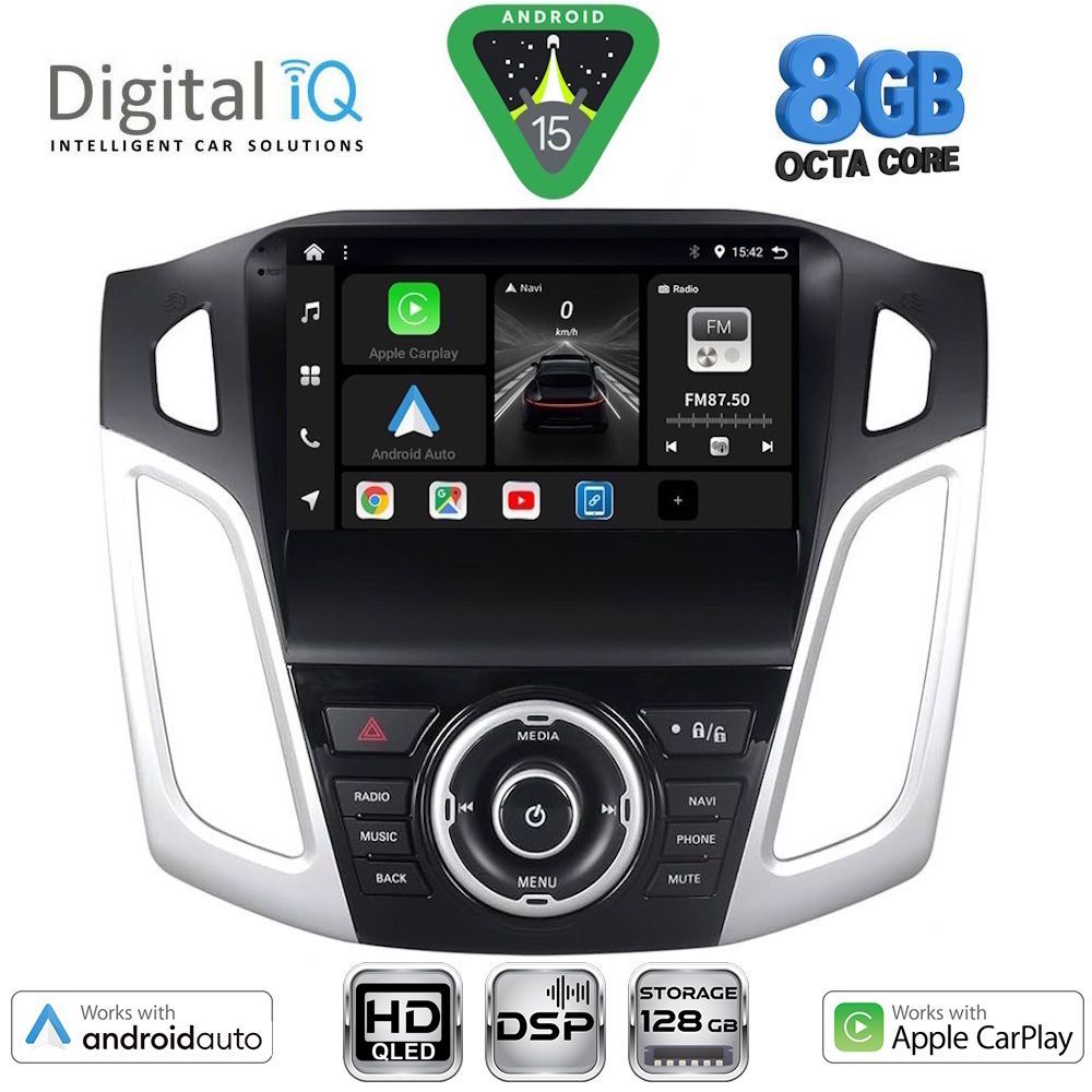DIGITAL IQ BXF 18157_CPAA (9inc) MULTIMEDIA TABLET for FORD FOCUS mod. 2011-2018 DIGITAL IQ BXF 18157_CPAA (9inc) MULTIMEDIA TABLET for FORD FOCUS mod. 2011-2018
