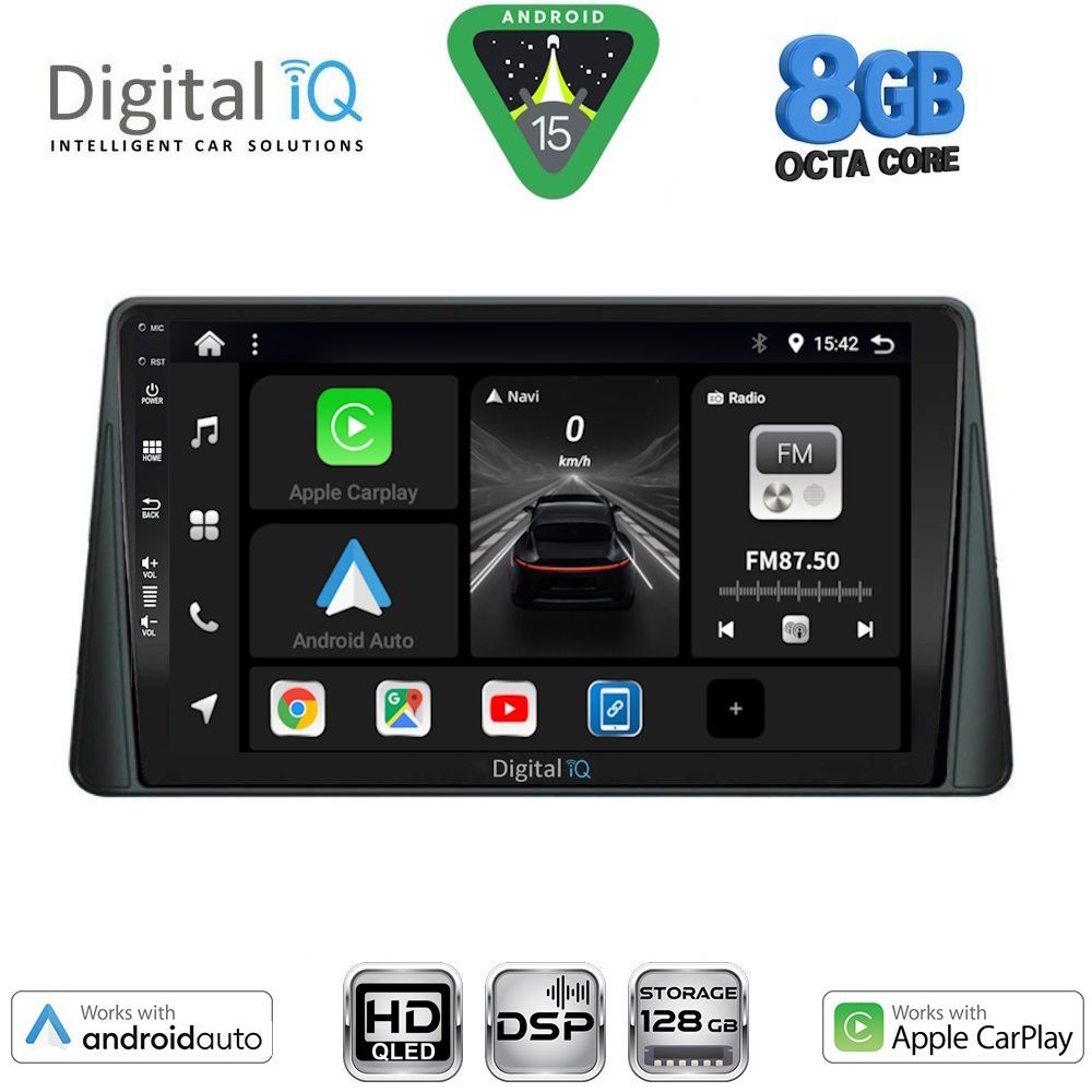 DIGITAL IQ BXF 18158_CPAA (9inc) MULTIMEDIA TABLET for FORD FOCUS mod. 2019-2025 DIGITAL IQ BXF 18158_CPAA (9inc) MULTIMEDIA TABLET for FORD FOCUS mod. 2019-2025