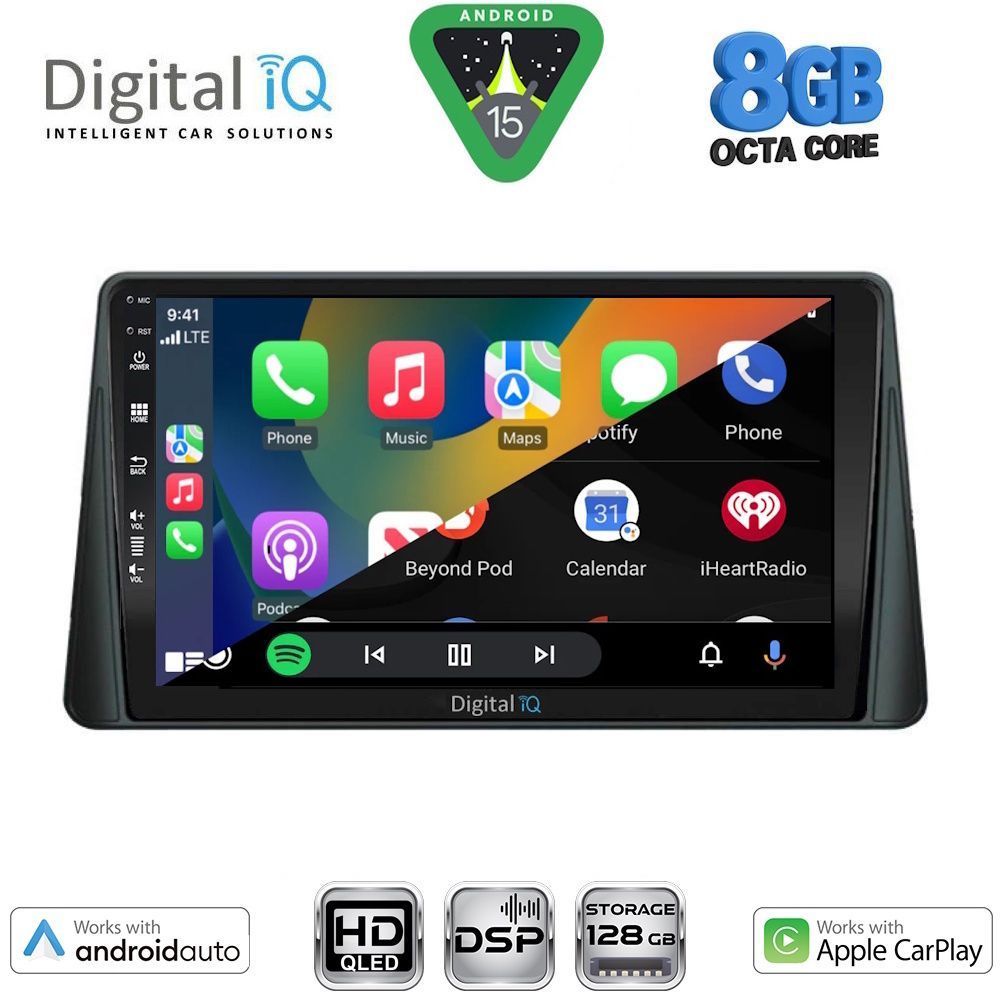 DIGITAL IQ BXF 18158_CPAA (9inc) MULTIMEDIA TABLET for FORD FOCUS mod. 2019-2025 DIGITAL IQ BXF 18158_CPAA (9inc) MULTIMEDIA TABLET for FORD FOCUS mod. 2019-2025