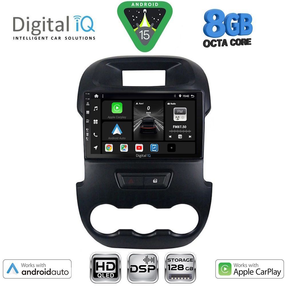 DIGITAL IQ BXF 18171_CPAA (9inc) MULTIMEDIA TABLET for FORD RANGER mod. 2011-2015 DIGITAL IQ BXF 18171_CPAA (9inc) MULTIMEDIA TABLET for FORD RANGER mod. 2011-2015