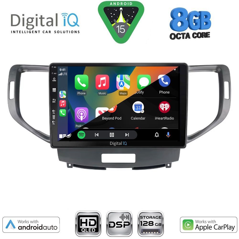 DIGITAL IQ BXF 18183_CPAA (9inc) MULTIMEDIA TABLET for HONDA ACCORD mod. 2008-2013 DIGITAL IQ BXF 18183_CPAA (9inc) MULTIMEDIA TABLET for HONDA ACCORD mod. 2008-2013