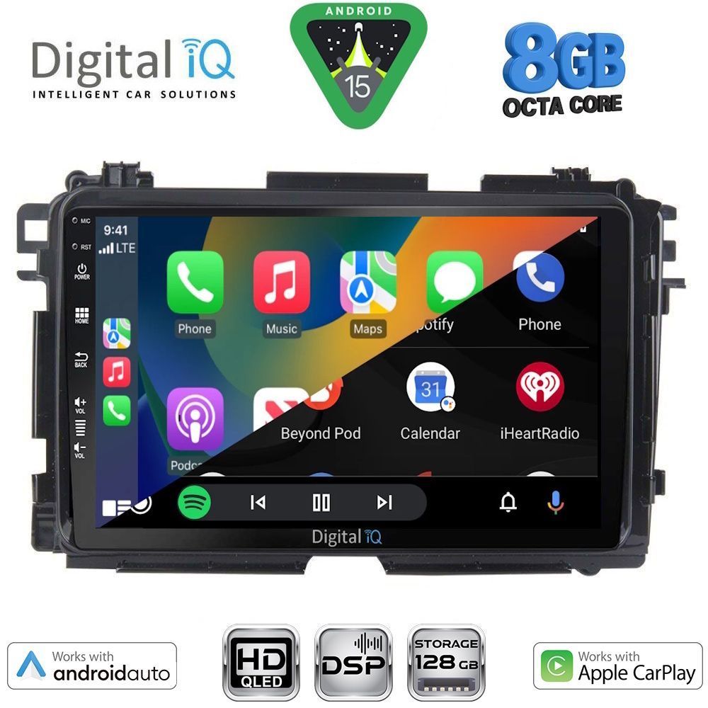 DIGITAL IQ BXF 18201_CPAA (9inc) MULTIMEDIA TABLET for HONDA HRV mod. 2015-2021 DIGITAL IQ BXF 18201_CPAA (9inc) MULTIMEDIA TABLET for HONDA HRV mod. 2015-2021