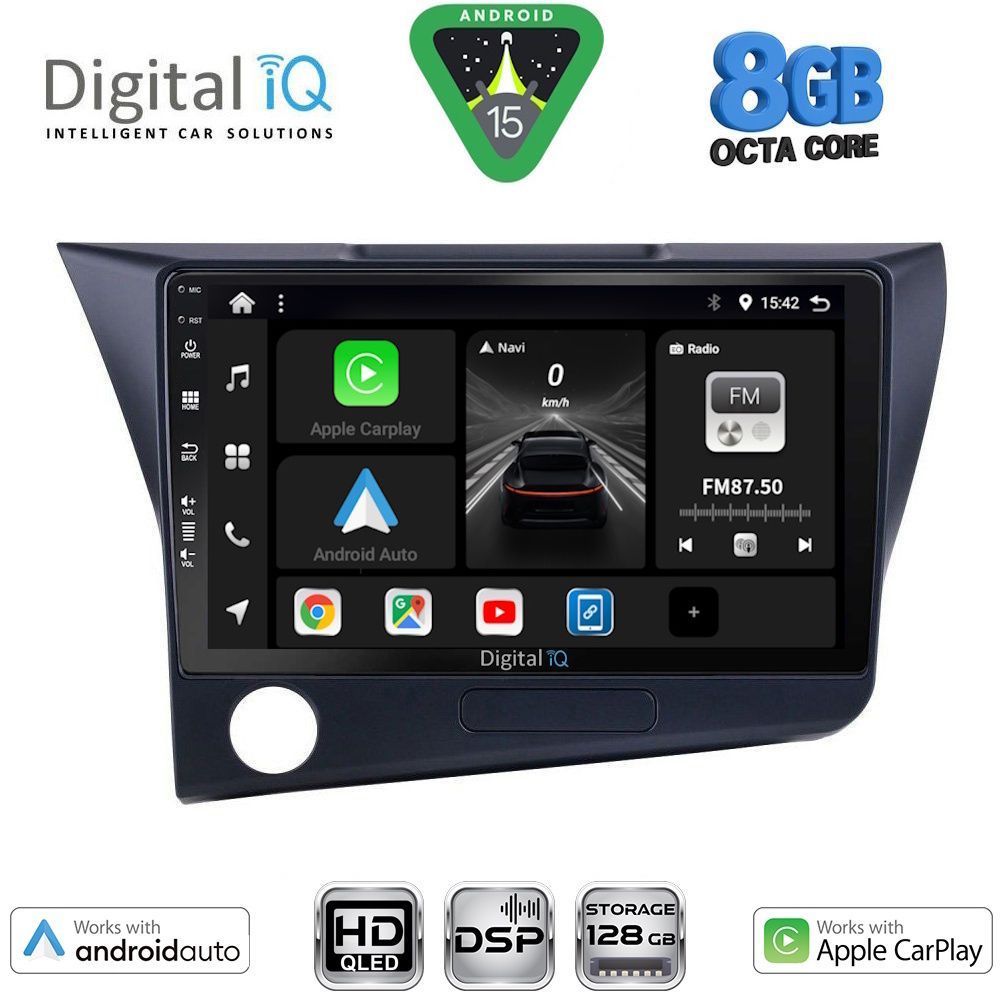 DIGITAL IQ BXF 18203_CPAA (9inc) MULTIMEDIA TABLET for HONDA CRZ mod. 2010-2016 DIGITAL IQ BXF 18203_CPAA (9inc) MULTIMEDIA TABLET for HONDA CRZ mod. 2010-2016