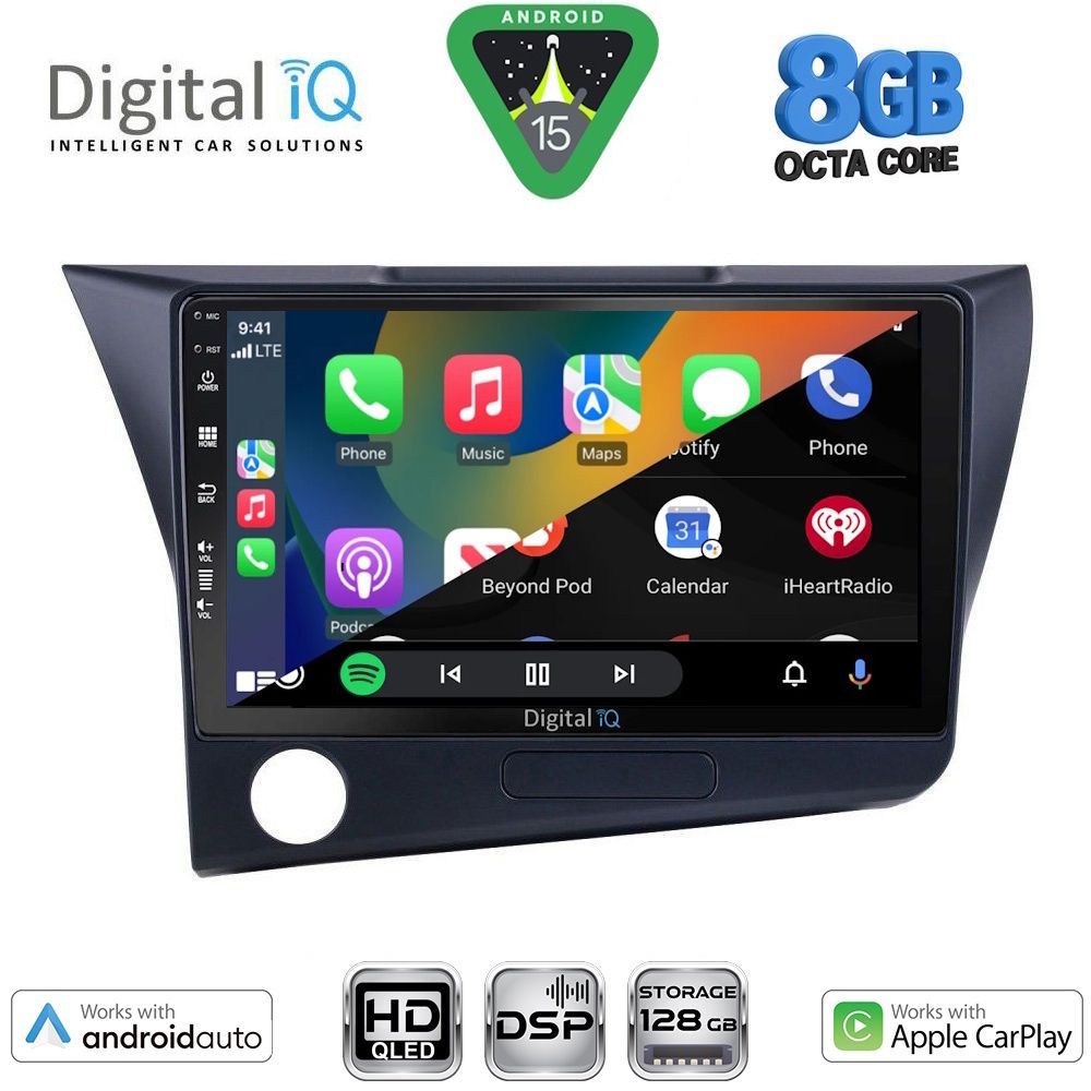 DIGITAL IQ BXF 18203_CPAA (9inc) MULTIMEDIA TABLET for HONDA CRZ mod. 2010-2016 DIGITAL IQ BXF 18203_CPAA (9inc) MULTIMEDIA TABLET for HONDA CRZ mod. 2010-2016