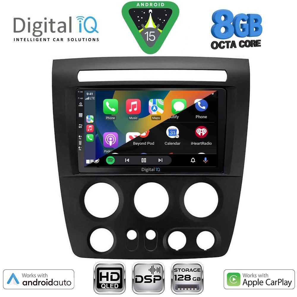 DIGITAL IQ BXF 18218_CPAA (9inc) MULTIMEDIA TABLET for HUMMER H3 mod. 2005-2009 DIGITAL IQ BXF 18218_CPAA (9inc) MULTIMEDIA TABLET for HUMMER H3 mod. 2005-2009