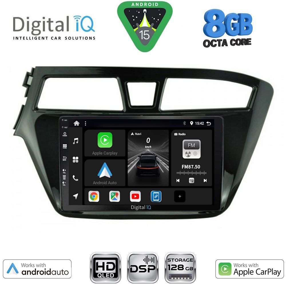 DIGITAL IQ BXF 18229_CPAA (9inc) MULTIMEDIA TABLET for HYUNDAI i20 mod. 2014-2018 DIGITAL IQ BXF 18229_CPAA (9inc) MULTIMEDIA TABLET for HYUNDAI i20 mod. 2014-2018