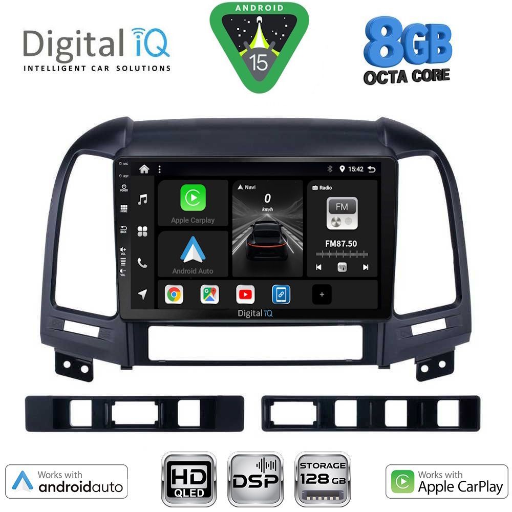 DIGITAL IQ BXF 18239_CPAA (9inc) MULTIMEDIA TABLET for HYUNDAI SANTA FE mod. 2005-2013 DIGITAL IQ BXF 18239_CPAA (9inc) MULTIMEDIA TABLET for HYUNDAI SANTA FE mod. 2005-2013