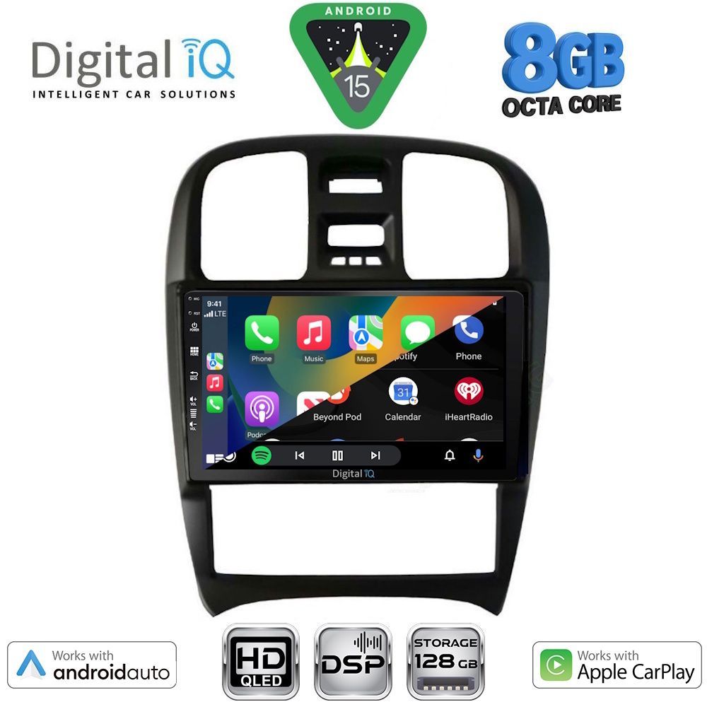DIGITAL IQ BXF 18247_CPAA (9inc) MULTIMEDIA TABLET for HYUNDAI SONATA mod. 2000-2006 DIGITAL IQ BXF 18247_CPAA (9inc) MULTIMEDIA TABLET for HYUNDAI SONATA mod. 2000-2006