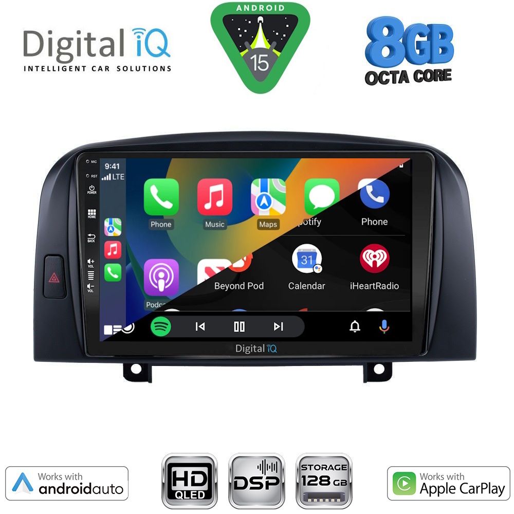 DIGITAL IQ BXF 18248_CPAA (9inc) MULTIMEDIA TABLET for HYUNDAI SONATA mod. 2006-2009 DIGITAL IQ BXF 18248_CPAA (9inc) MULTIMEDIA TABLET for HYUNDAI SONATA mod. 2006-2009