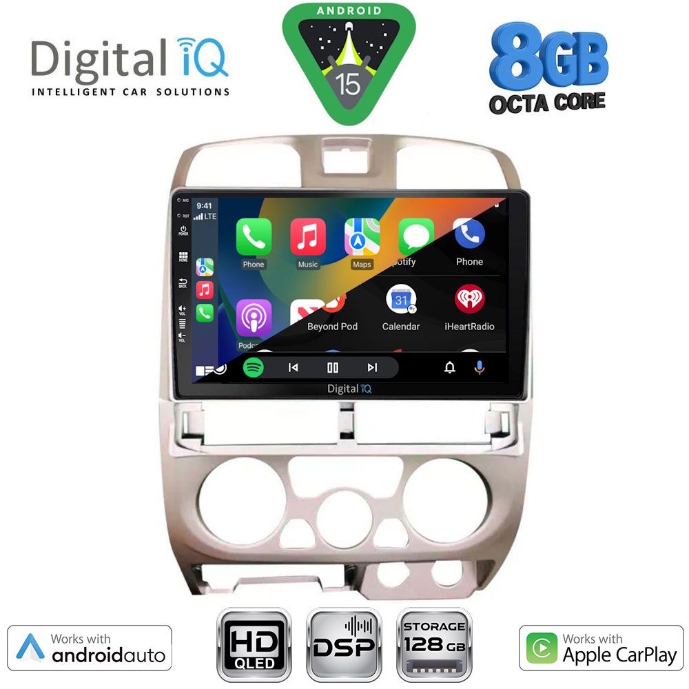 DIGITAL IQ BXF 18253SL_CPAA (9inc) MULTIMEDIA TABLET for ISUZU D-MAX mod. 2002-2008 (SILVER) DIGITAL IQ BXF 18253SL_CPAA (9inc) MULTIMEDIA TABLET for ISUZU D-MAX mod. 2002-2008 (SILVER)