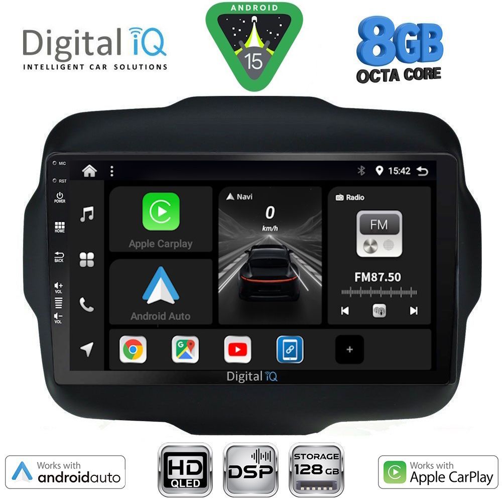 DIGITAL IQ BXF 18290_CPAA (9inc) MULTIMEDIA TABLET for JEEP RENEGADE mod. 2014-2025 DIGITAL IQ BXF 18290_CPAA (9inc) MULTIMEDIA TABLET for JEEP RENEGADE mod. 2014-2025