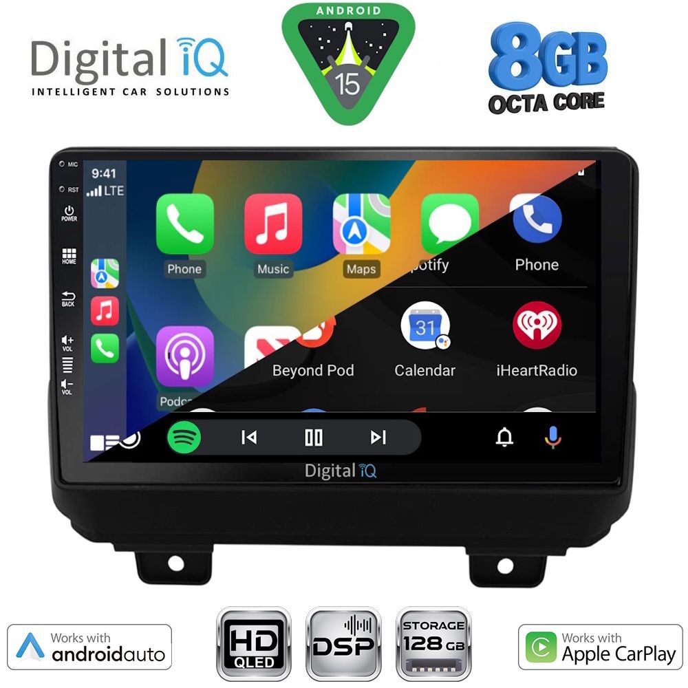 DIGITAL IQ BXF 18298_CPAA (9inc) MULTIMEDIA TABLET for JEEP WRANGLER mod. 2018-2026 DIGITAL IQ BXF 18298_CPAA (9inc) MULTIMEDIA TABLET for JEEP WRANGLER mod. 2018-2026