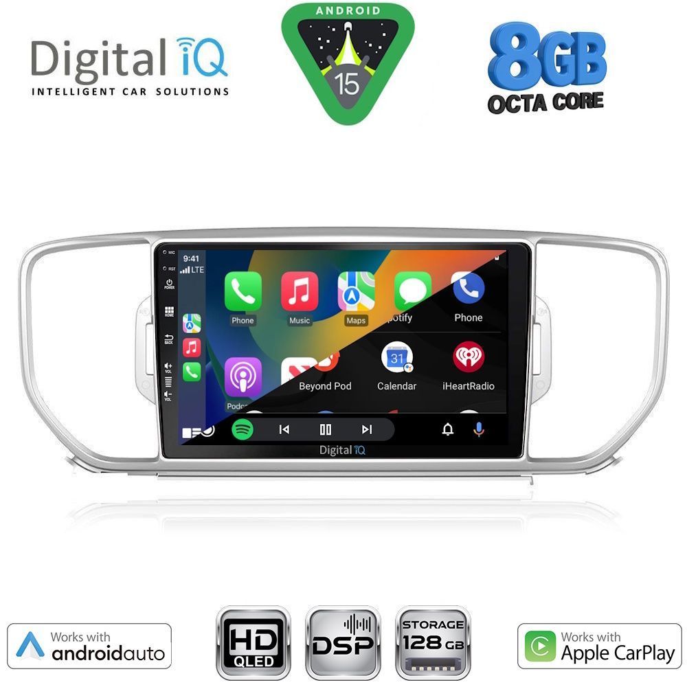 DIGITAL IQ BXF 18326_CPAA (9inc) MULTIMEDIA TABLET for KIA SPORTAGE mod. 2015-2018 DIGITAL IQ BXF 18326_CPAA (9inc) MULTIMEDIA TABLET for KIA SPORTAGE mod. 2015-2018