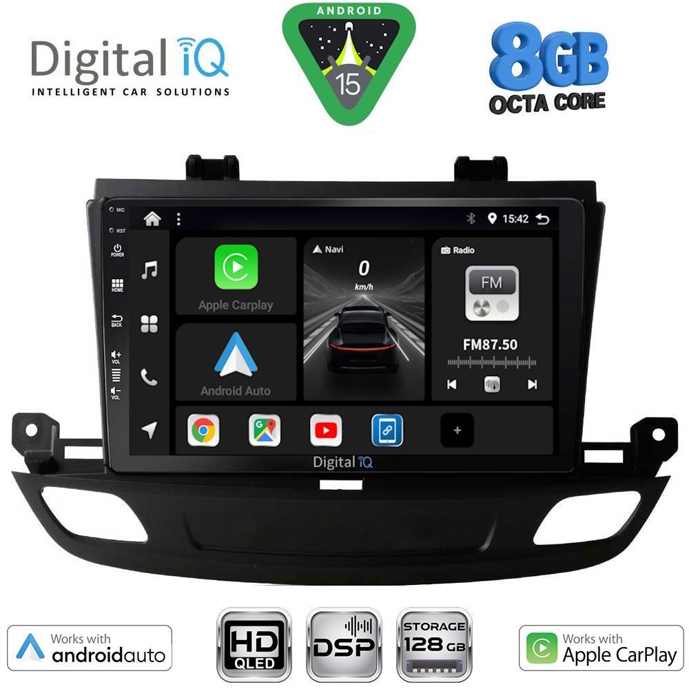 DIGITAL IQ BXF 18493_CPAA (9inc) MULTIMEDIA TABLET for OPEL INSIGNIA mod. 2018-2024 DIGITAL IQ BXF 18493_CPAA (9inc) MULTIMEDIA TABLET for OPEL INSIGNIA mod. 2018-2024