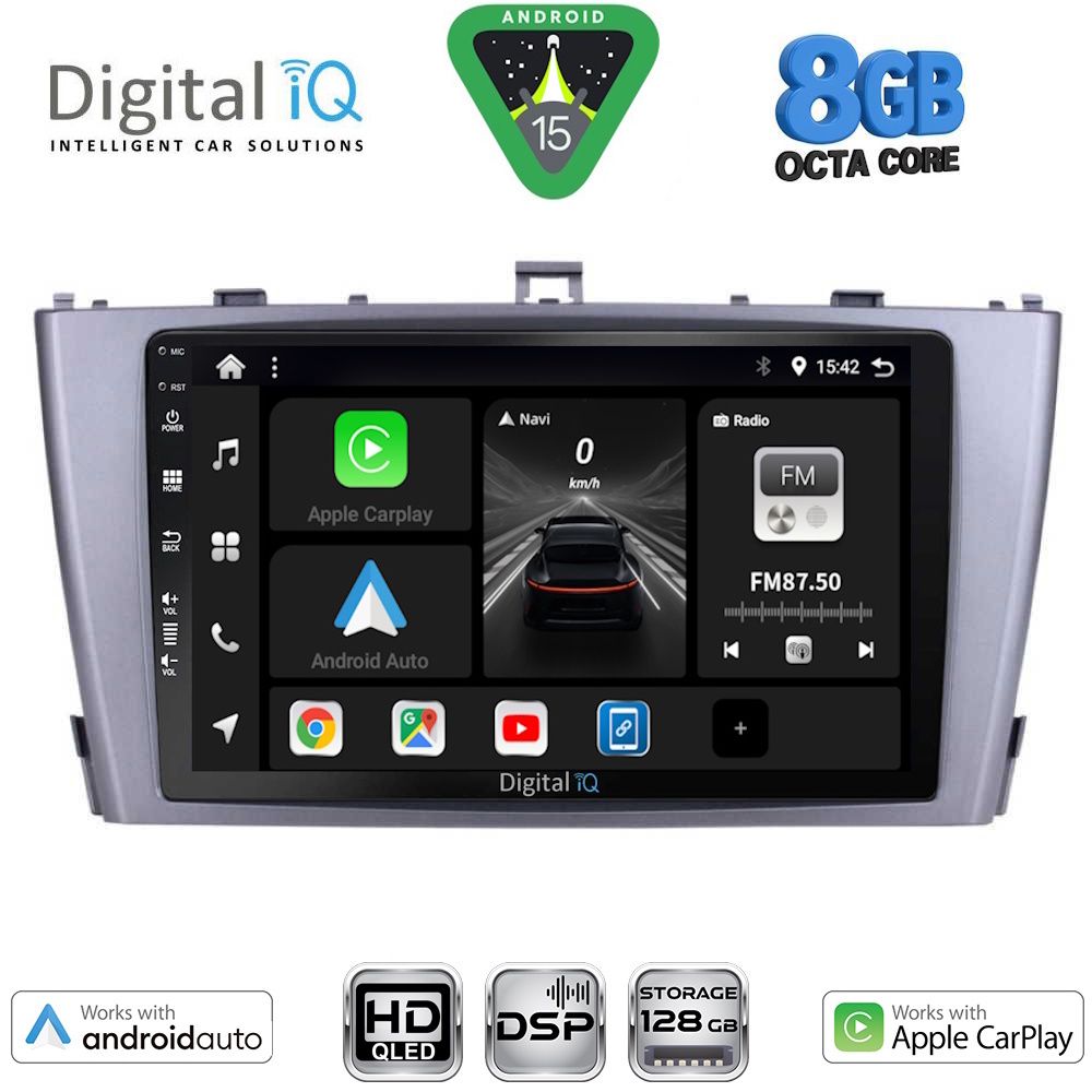 DIGITAL IQ BXF 18705SL_CPAA (9inc) MULTIMEDIA TABLET for TOYOTA AVENSIS (T27) mod. 2009-2015 (SILVER) DIGITAL IQ BXF 18705SL_CPAA (9inc) MULTIMEDIA TABLET for TOYOTA AVENSIS (T27) mod. 2009-2015 (SILVER)