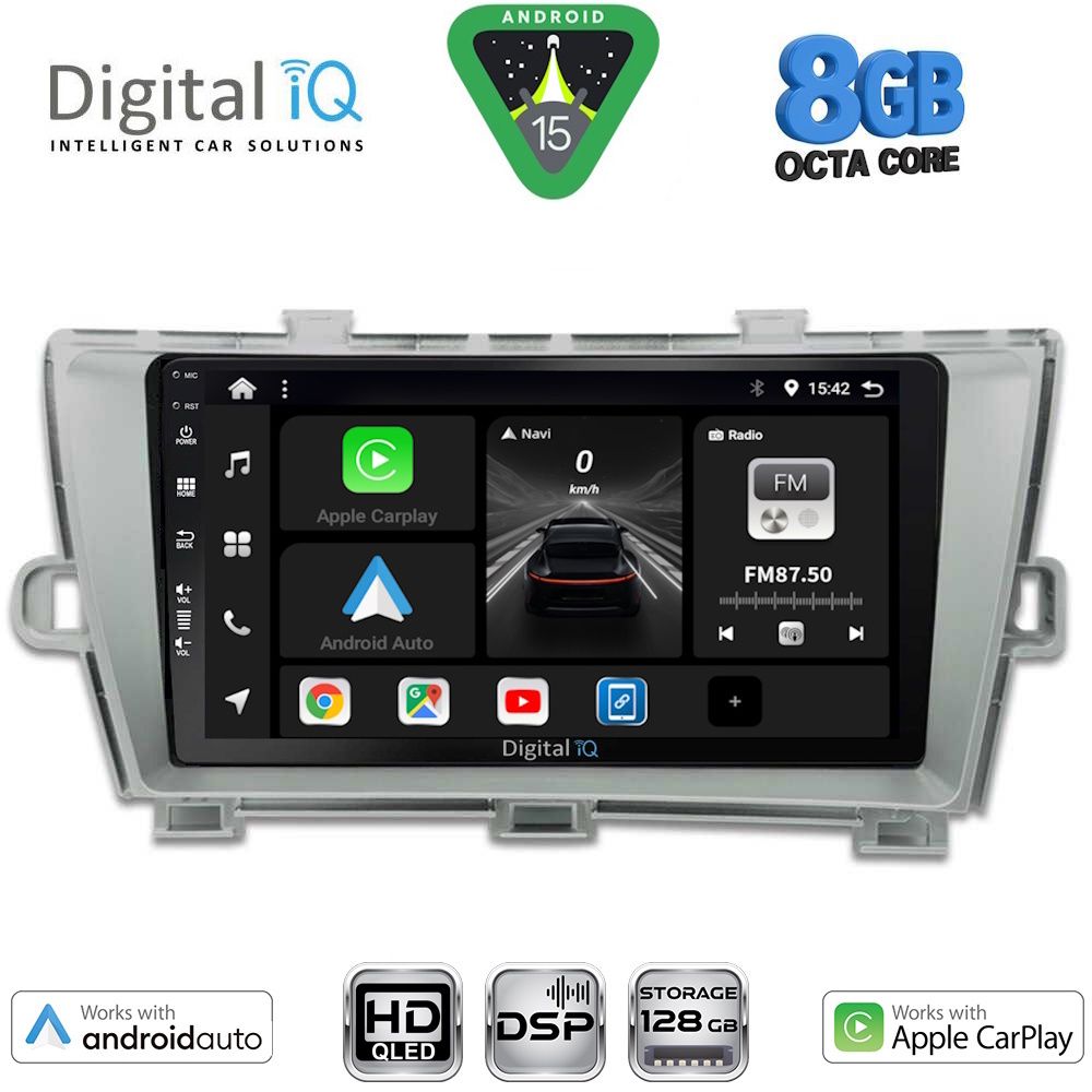 DIGITAL IQ BXF 18726SL_CPAA (9inc) MULTIMEDIA TABLET for TOYOTA PRIUS mod. 2009-2015 (SILVER) DIGITAL IQ BXF 18726SL_CPAA (9inc) MULTIMEDIA TABLET for TOYOTA PRIUS mod. 2009-2015 (SILVER)