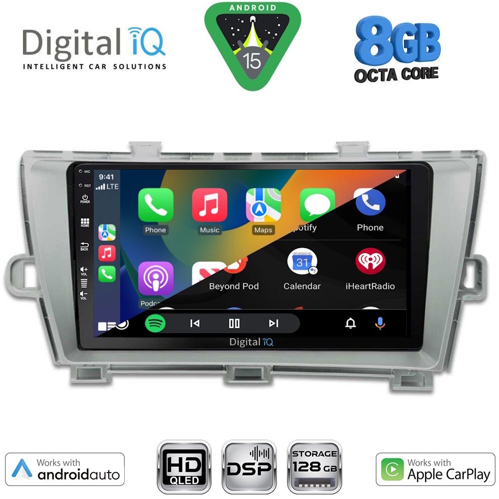 DIGITAL IQ BXF 18726SL_CPAA (9inc) MULTIMEDIA TABLET for TOYOTA PRIUS mod. 2009-2015 (SILVER) DIGITAL IQ BXF 18726SL_CPAA (9inc) MULTIMEDIA TABLET for TOYOTA PRIUS mod. 2009-2015 (SILVER)