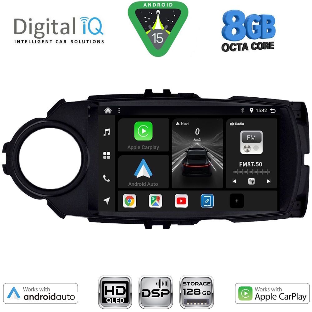 DIGITAL IQ BXF 18737FL_CPAA (9inc) MULTIMEDIA TABLET for TOYOTA YARIS mod. 2015-2020 DIGITAL IQ BXF 18737FL_CPAA (9inc) MULTIMEDIA TABLET for TOYOTA YARIS mod. 2015-2020