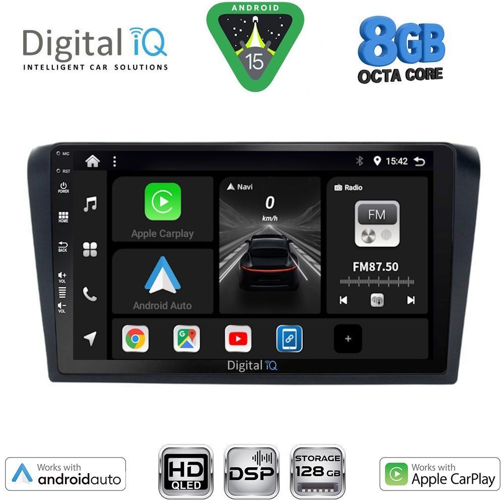 DIGITAL IQ BXF 18365_CPAA (9inc) MULTIMEDIA TABLET for MAZDA 3 mod. 2003-2008 DIGITAL IQ BXF 18365_CPAA (9inc) MULTIMEDIA TABLET for MAZDA 3 mod. 2003-2008