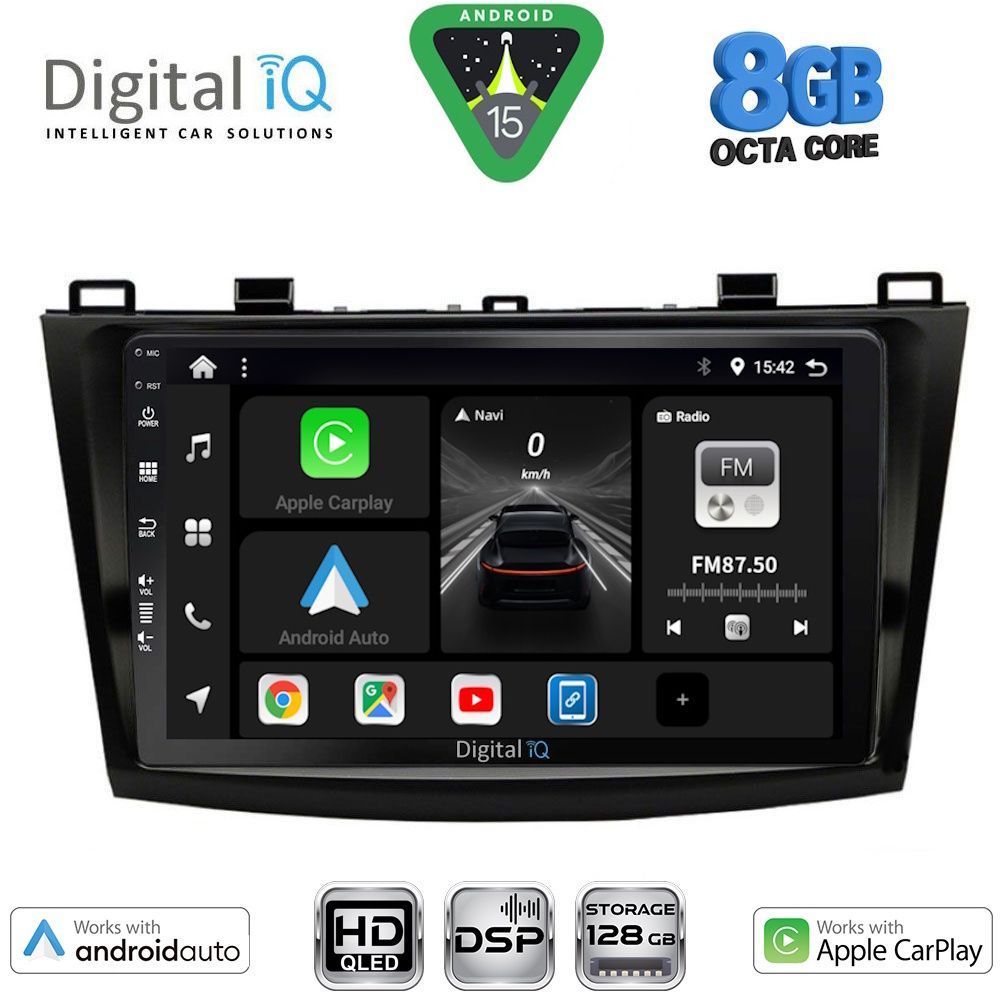 DIGITAL IQ BXF 18366_CPAA (9inc) MULTIMEDIA TABLET for MAZDA 3 mod. 2009-2014 DIGITAL IQ BXF 18366_CPAA (9inc) MULTIMEDIA TABLET for MAZDA 3 mod. 2009-2014