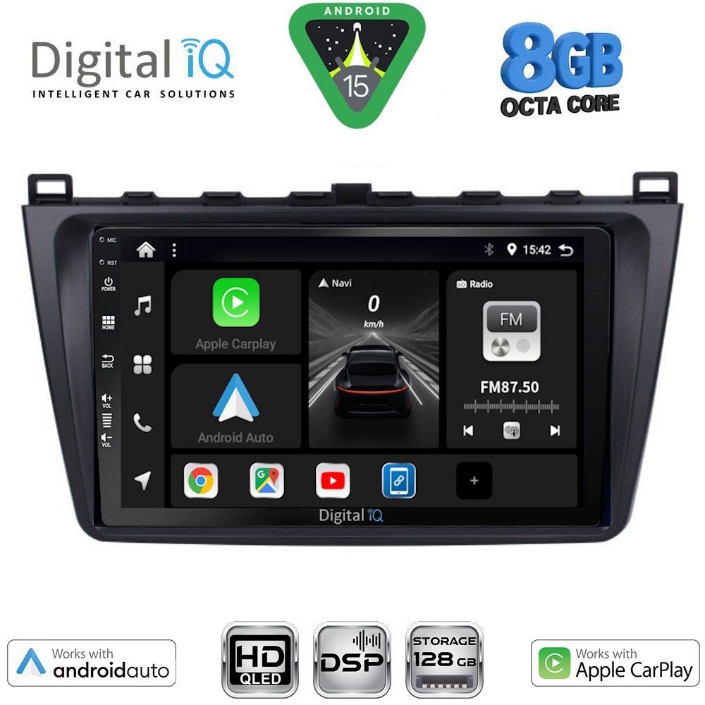 DIGITAL IQ BXF 18377_CPAA (9inc) MULTIMEDIA TABLET for MAZDA 6 mod. 2008-2012 DIGITAL IQ BXF 18377_CPAA (9inc) MULTIMEDIA TABLET for MAZDA 6 mod. 2008-2012