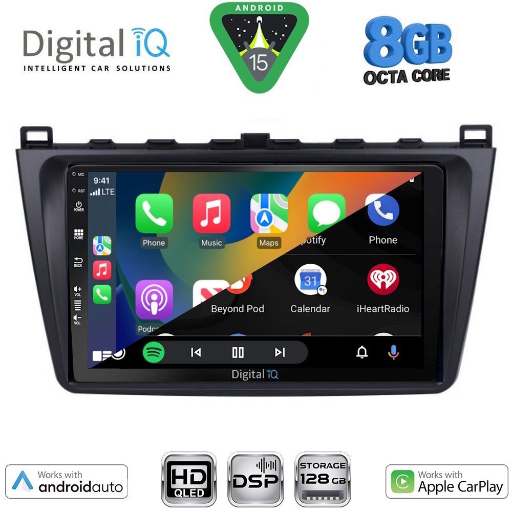 DIGITAL IQ BXF 18377_CPAA (9inc) MULTIMEDIA TABLET for MAZDA 6 mod. 2008-2012 DIGITAL IQ BXF 18377_CPAA (9inc) MULTIMEDIA TABLET for MAZDA 6 mod. 2008-2012