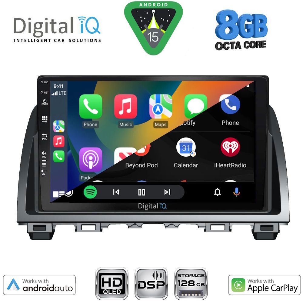 DIGITAL IQ BXF 18378_CPAA (9inc) MULTIMEDIA TABLET for MAZDA 6 mod. 2012-2017 DIGITAL IQ BXF 18378_CPAA (9inc) MULTIMEDIA TABLET for MAZDA 6 mod. 2012-2017