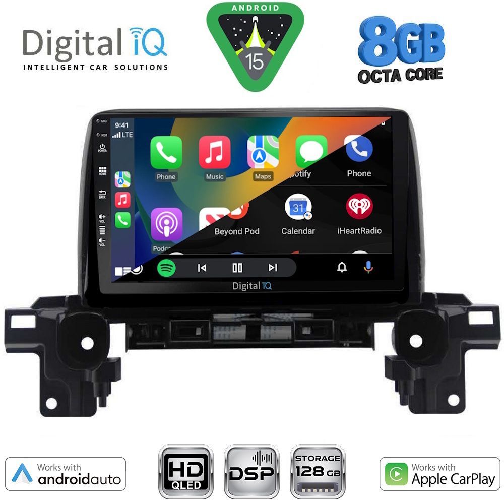 DIGITAL IQ BXF 18381_CPAA (9inc) MULTIMEDIA TABLET for MAZDA CX5 mod. 2017-2025 DIGITAL IQ BXF 18381_CPAA (9inc) MULTIMEDIA TABLET for MAZDA CX5 mod. 2017-2025