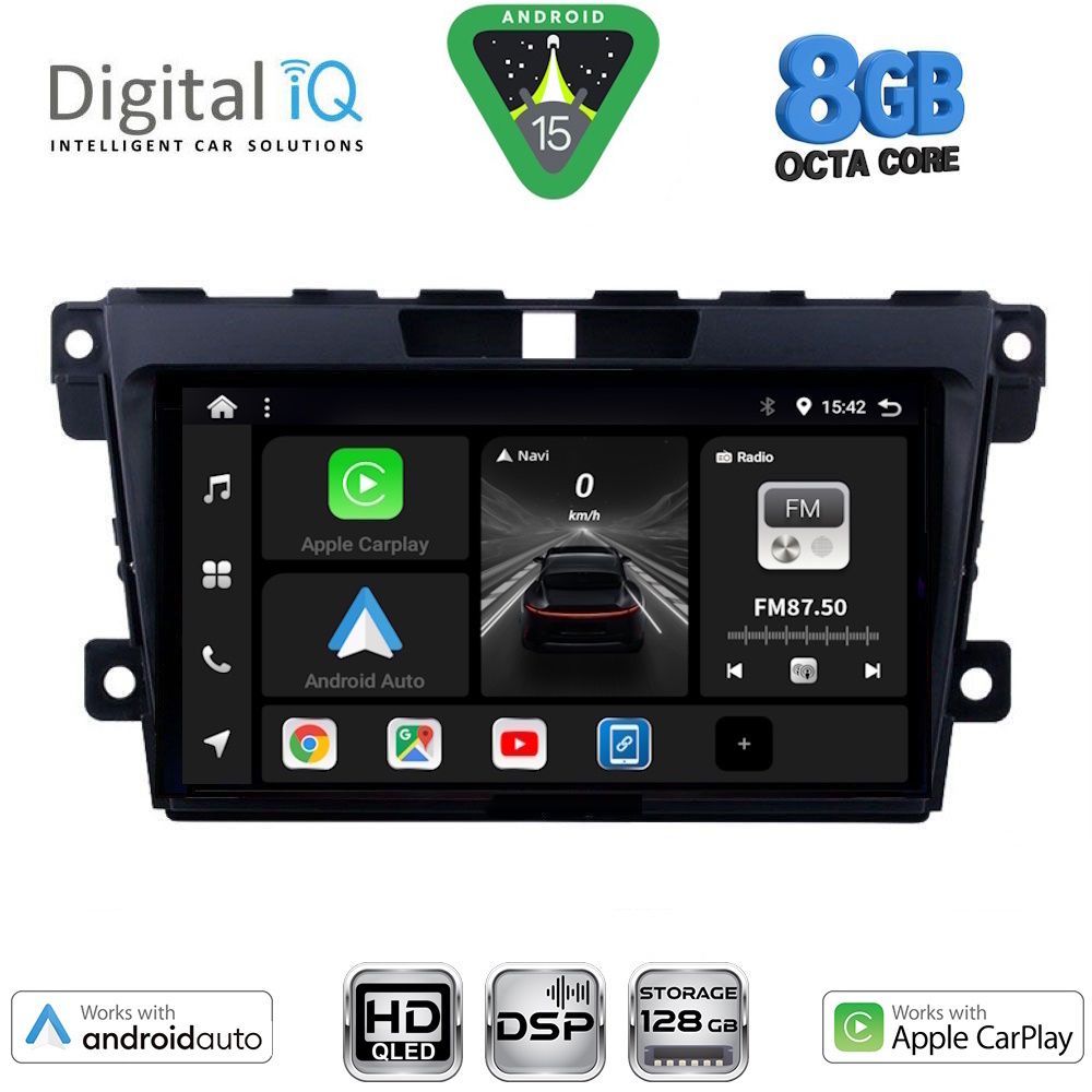 DIGITAL IQ BXF 18389_CPAA (9inc) MULTIMEDIA TABLET for MAZDA CX7 mod. 2006-2012 DIGITAL IQ BXF 18389_CPAA (9inc) MULTIMEDIA TABLET for MAZDA CX7 mod. 2006-2012