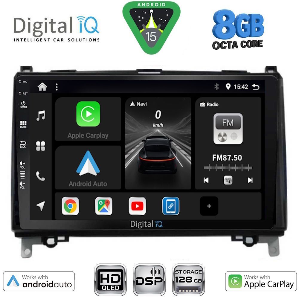 DIGITAL IQ BXF 18400_CPAA (9inc) MULTIMEDIA TABLET for MERCEDES A – B -SPRINTER – VITO mod. 2007-2019 DIGITAL IQ BXF 18400_CPAA (9inc) MULTIMEDIA TABLET for MERCEDES A – B -SPRINTER – VITO mod. 2007-2019
