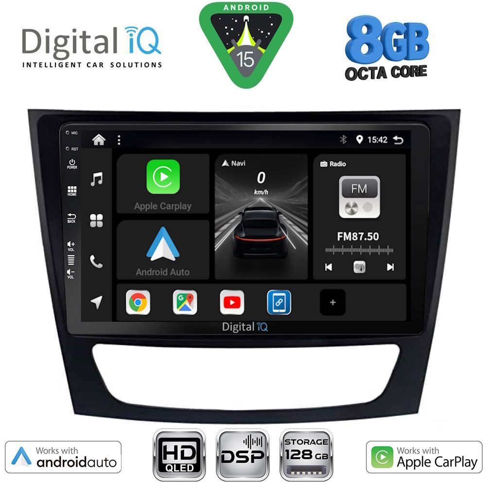 DIGITAL IQ BXF 18408_CPAA (9inc) MULTIMEDIA TABLET for MERCEDES E (W211) – CLS (W219) mod. 2003-2009 DIGITAL IQ BXF 18408_CPAA (9inc) MULTIMEDIA TABLET for MERCEDES E (W211) – CLS (W219) mod. 2003-2009