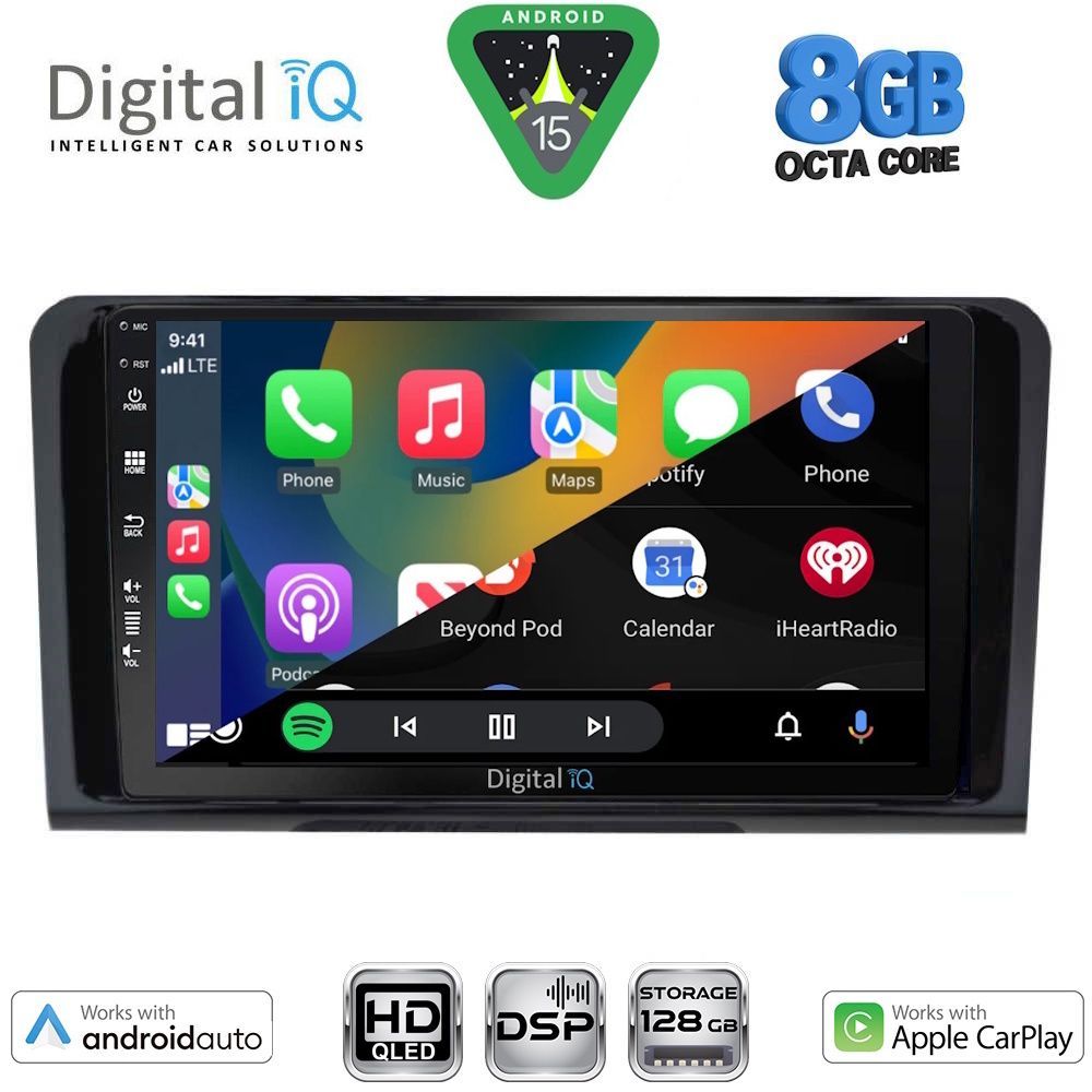 DIGITAL IQ BXF 18414_CPAA (9inc) MULTIMEDIA TABLET for MERCEDES ML (W164) – GL (X164) mod. 2005-2011 DIGITAL IQ BXF 18414_CPAA (9inc) MULTIMEDIA TABLET for MERCEDES ML (W164) – GL (X164) mod. 2005-2011
