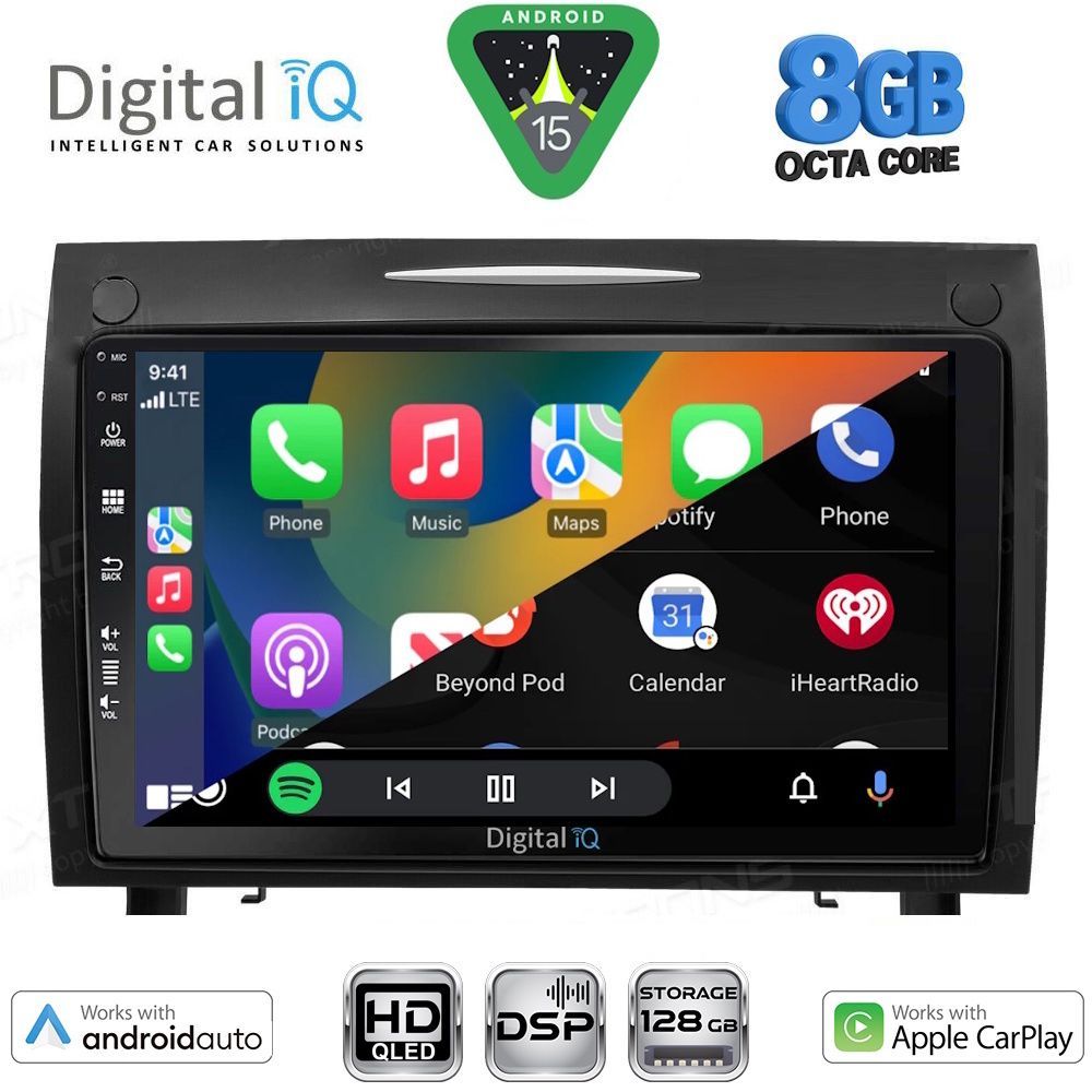 DIGITAL IQ BXF 18419_CPAA (9inc) MULTIMEDIA TABLET for MERCEDES SLK R171 mod. 2004-2010 DIGITAL IQ BXF 18419_CPAA (9inc) MULTIMEDIA TABLET for MERCEDES SLK R171 mod. 2004-2010