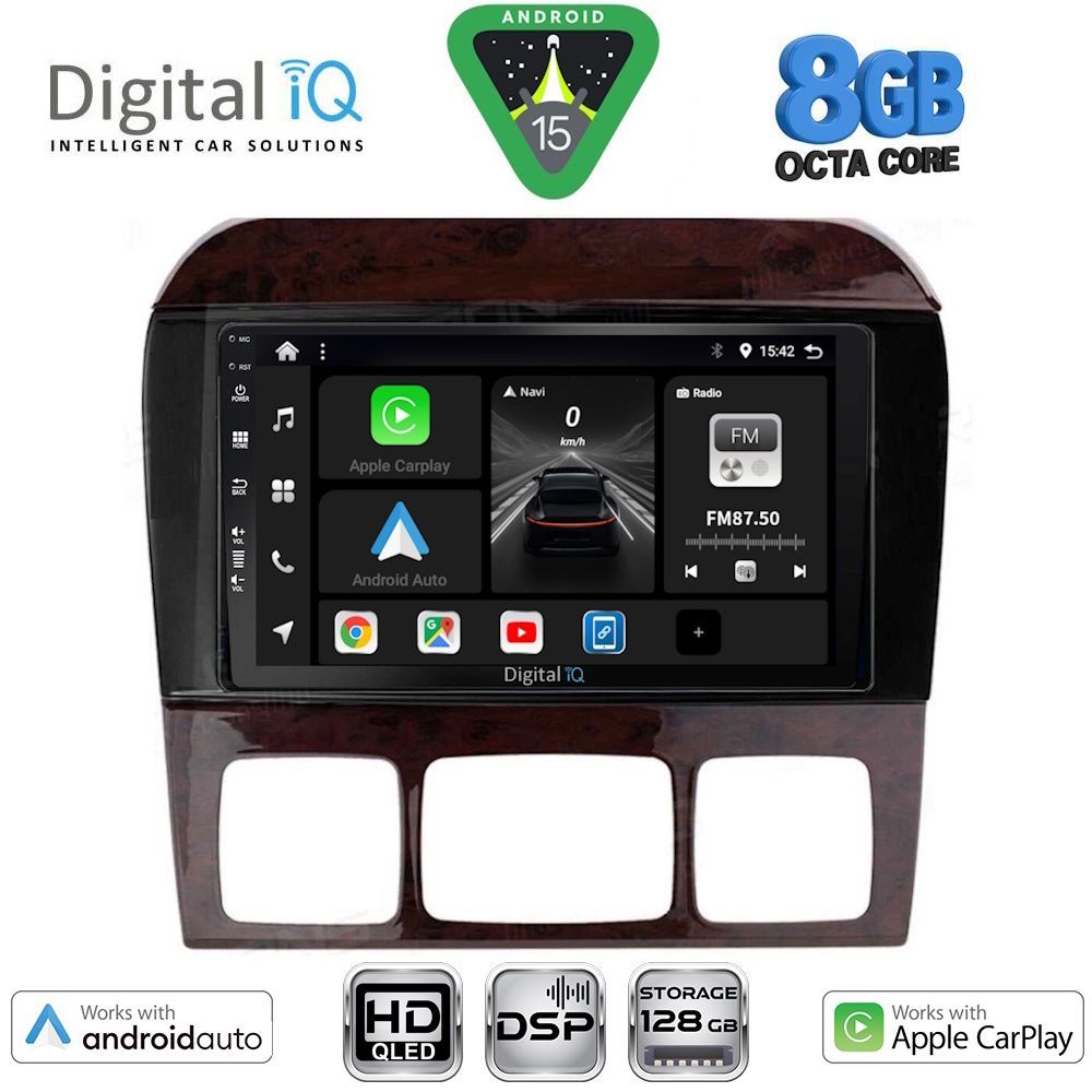 DIGITAL IQ BXF 18426_CPAA (9inc) MULTIMEDIA TABLET for MERCEDES S W220 mod. 1998-2005 DIGITAL IQ BXF 18426_CPAA (9inc) MULTIMEDIA TABLET for MERCEDES S W220 mod. 1998-2005