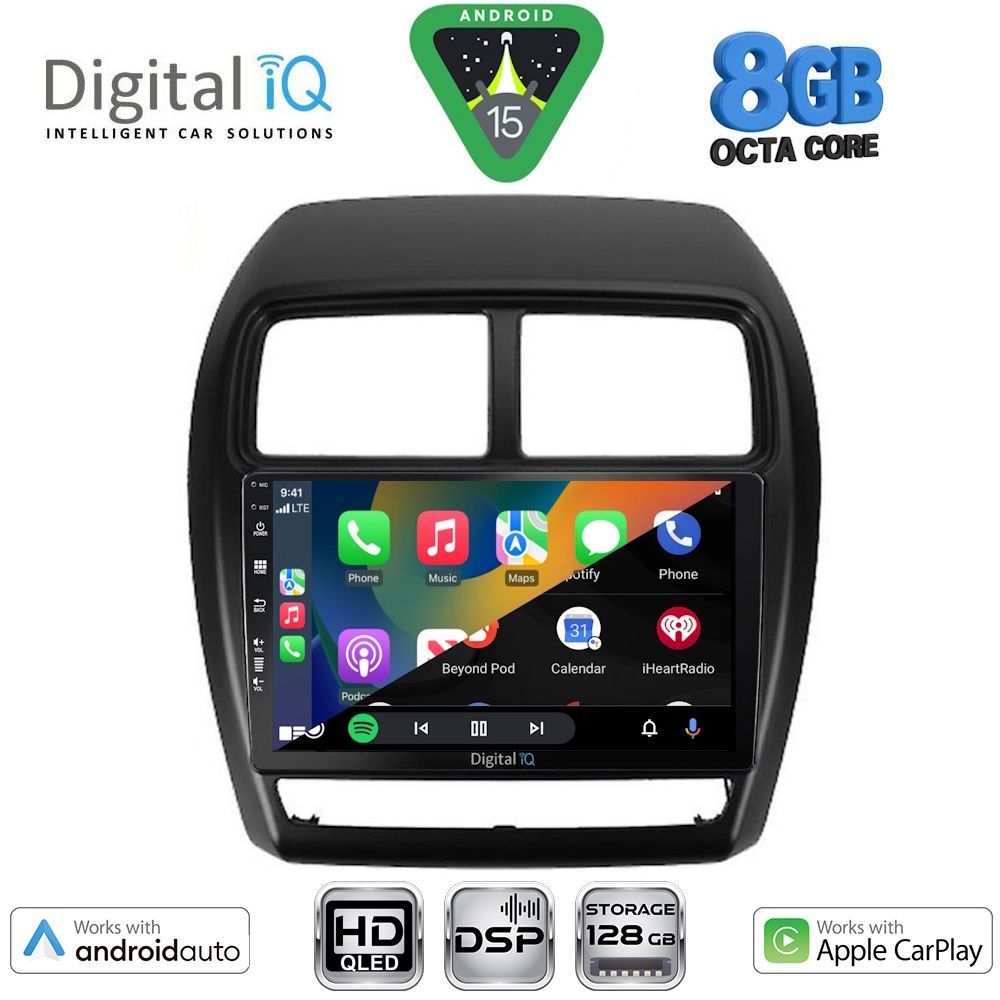 DIGITAL IQ BXF 18431_CPAA (9inc) MULTIMEDIA TABLET for MITSUBISHI ASX mod. 2020-2023 DIGITAL IQ BXF 18431_CPAA (9inc) MULTIMEDIA TABLET for MITSUBISHI ASX mod. 2020-2023