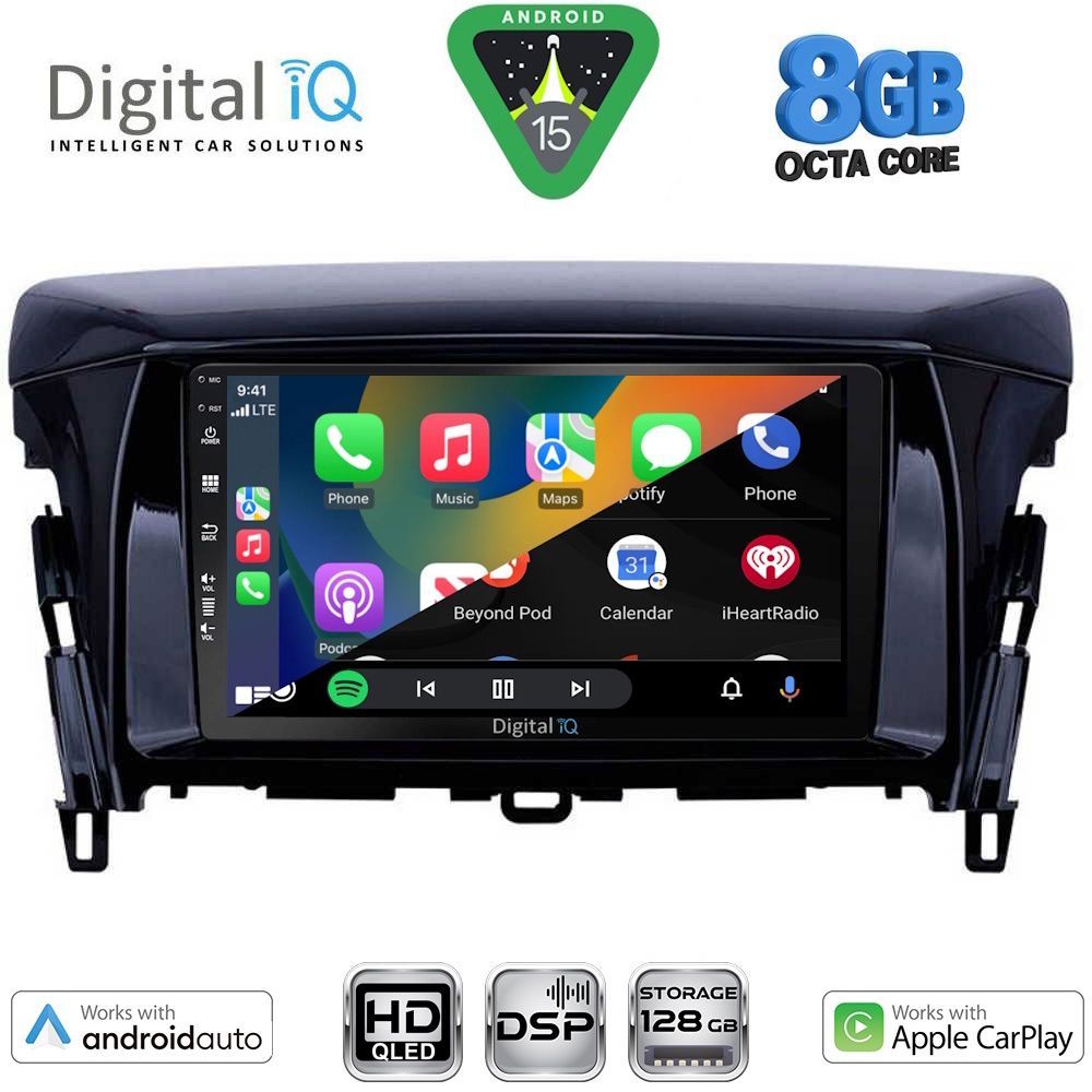 DIGITAL IQ BXF 18432_CPAA (9inc) MULTIMEDIA TABLET for MITSUBISHI ECLIPSE CROSS mod. 2018-2026 DIGITAL IQ BXF 18432_CPAA (9inc) MULTIMEDIA TABLET for MITSUBISHI ECLIPSE CROSS mod. 2018-2026