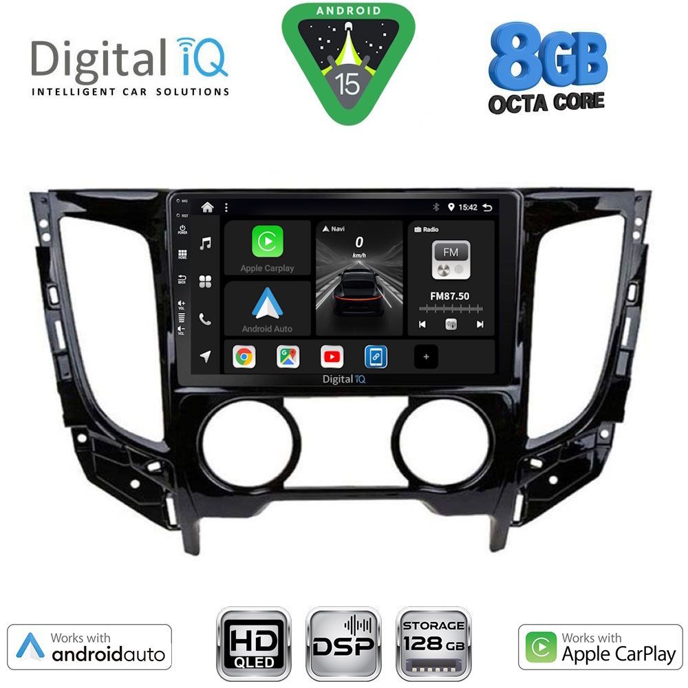 DIGITAL IQ BXF 18437_CPAA A/C (9inc) MULTIMEDIA TABLET for MITSUBISHI L200 mod. 2015-2019 with A/C DIGITAL IQ BXF 18437_CPAA A/C (9inc) MULTIMEDIA TABLET for MITSUBISHI L200 mod. 2015-2019 with A/C
