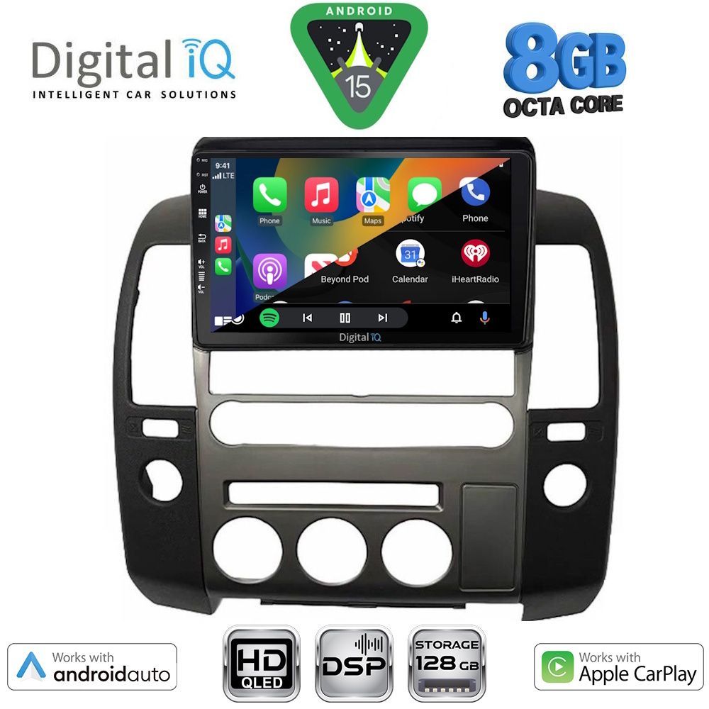 DIGITAL IQ BXF 18454_CPAA (ORIG.NAVI) (9inc) MULTIMEDIA TABLET for NISSAN NAVARA D40 mod. 2006-2011 με Original Navi DIGITAL IQ BXF 18454_CPAA (ORIG.NAVI) (9inc) MULTIMEDIA TABLET for NISSAN NAVARA D40 mod. 2006-2011 με Original Navi
